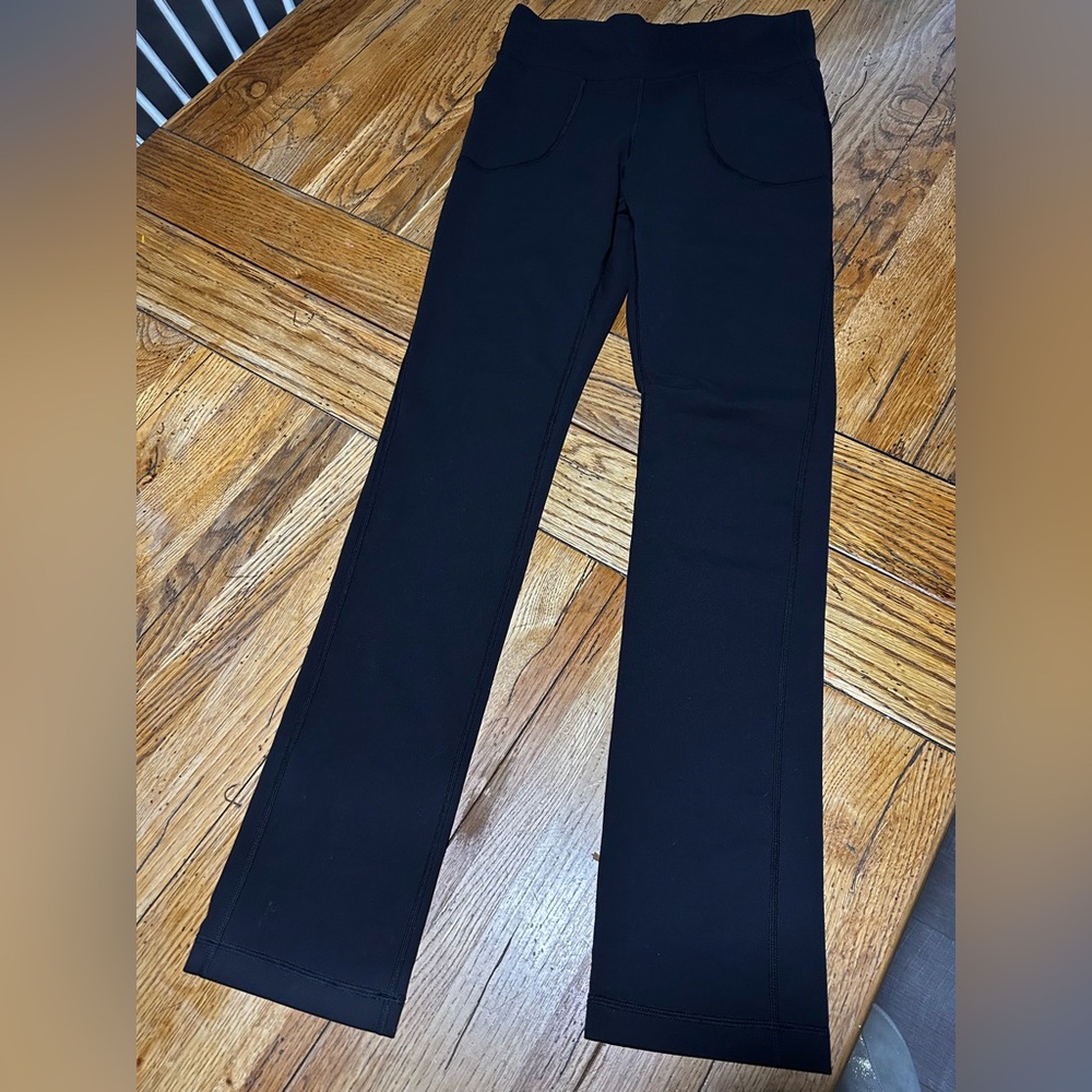 lululemon athletica Classic Black Straight Leg Pants